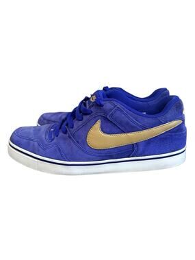 Nike Men’s Paul Rodriguez 2.5 Zoom Air Sneakers Royal Blue Gold Suede Size 10.5